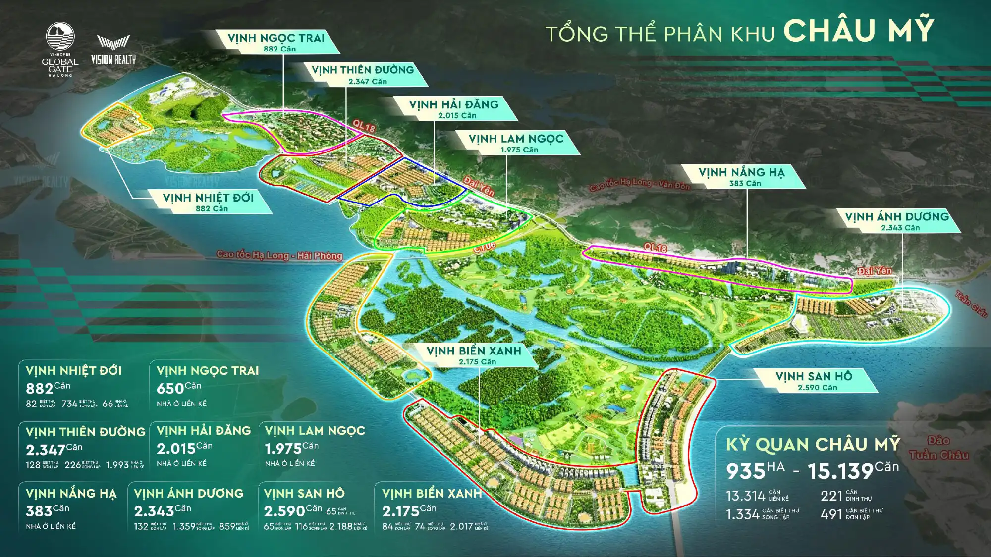 Mặt bằng tổng thể Sun Group Bắc Ninh